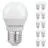 Multipack 10x Noxion Lucent Classic LED E27 Ball Frosted 4.5W 470lm - 827 Extra Warm White | Replaces 40W